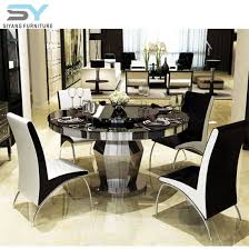 Glass tables bring an airy feel to the dining area. Living Room Furniture Dining Table Set Round Glass Dining Table China Dining Table Glass Table Made In China Com