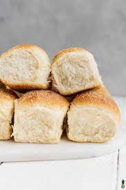 vegan pandesal filipino bread rolls