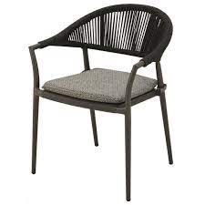 Rope Dining Chair Charcoal