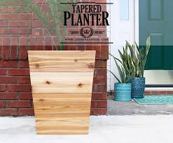 How To Build A Diy Tapered Cedar Planter