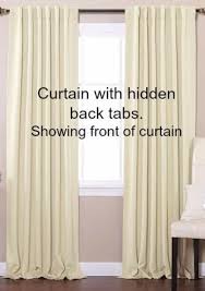 Solid Color Linen Curtains Bleached Off
