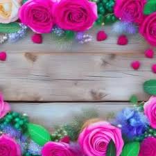 love background with flowers gifts add