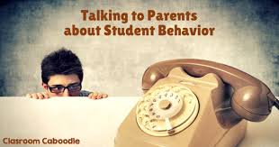 Talking To Parents About Student Behavior Classroom Caboodle