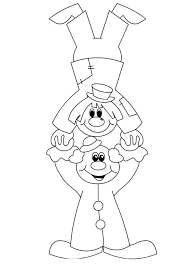 Clown schablone zum ausdrucken übungsmaterial gratis für sehtraining. Clown Basteln Mit Kindern Aus Tonpapier Klorollen Pappteller Und Co