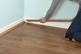 how to lay laminate flooring around the