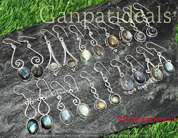 labradorite gemstone earring whole