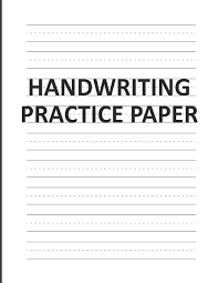 Handwriting Practice Paper Lined Writing Sheets Notebook