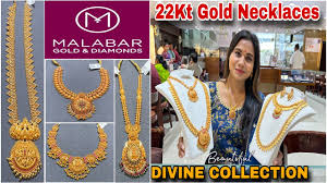 malabar latest gold necklace designs