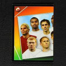 The #threelions, @lionesses and #younglions. Euro 2004 No 114 Panini Sticker Team England Left Sticker Worldwide