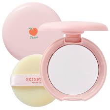 skinfood peach cotton pore blur pact