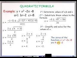 Mathematics Grade 9 Lessons Quadratic