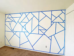 Diy Project Geometric Feature Wall