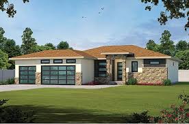 Plan 81460 Contemporary Style With 3