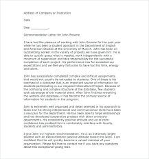 Recommendation Letter For Nurses Awesome Collection Of Student