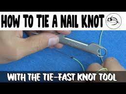 fly line to leader nail knot