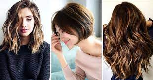 This choppy cut is perfect for anyone looking for a medium length style that's low maintenance. 8 Trendy Haircuts For Girls With Shoulder Length Hair Spotonstory