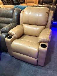 leather cup holder recliner chair