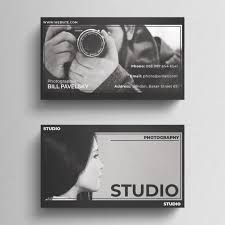 free dramatic photography business card
