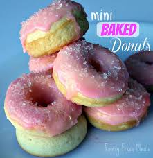 mini baked donuts family fresh meals