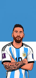 lionel messi cartoon style wallpapers