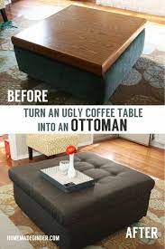 Coffee Table Into An Ottoman