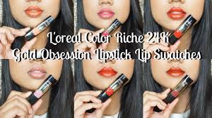 24k gold obsession lipstick lipsticks