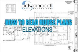 How To Read House Plans Elevations