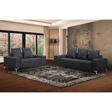 Alyssia 2 Seater Couch Black Home