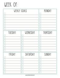 Lauren Taylor Made Weekly Goals Checklist Weekly Planner