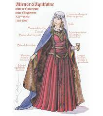 Die rose ist aliénor d'aquitaine, (* um 1122, ✝ 31.3.1204) gewidmet. Carte Postale Alienor D Aquitaine