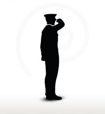 1,088 Military salute silhouette Vector Images - Free & Royalty-free  Military salute silhouette Vectors | Depositphotos®