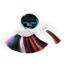 Detachable Hair Dye Color Swatch Ring Color Chart