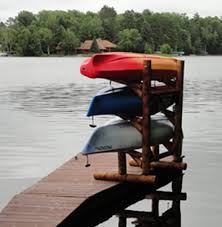 wood kayak rack outdoor kayak storage