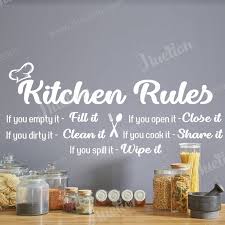 kitchen rules wall art for kitchen wall