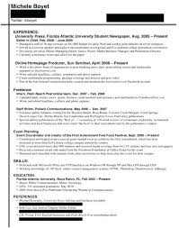 Example Of College Resume Example Of College Resume Awesome Sample