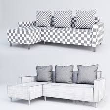 lugnvik ikea sofa bed sofa 3d models