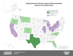 2020 census apportionment of the u s