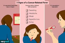 low grade fever a symptom of cancer