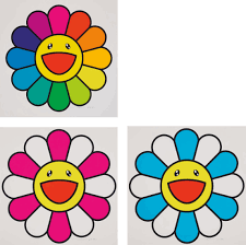 Buy, bid, and inquire on takashi murakami: Phillips Takashi Murakami Smile On Rainbow Flower Pinky Chan And Sea Breeze Chan 2020 Evening Day Editions London Thursday September 10 2020 Lot 251