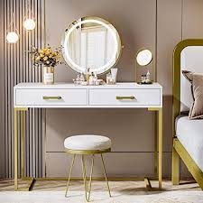 hbboomlife vanity desk with 2 drawers