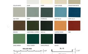 Color Chart News Articles Rolled Steel Products