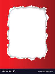 torn paper frame royalty free vector