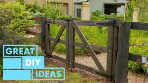 how to make a garden gate diy great