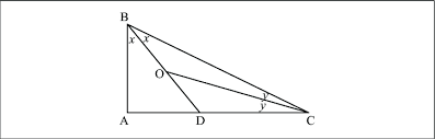 an exterior angle of a triangle equals