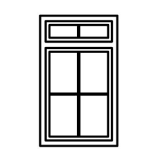 Icon Window Symbol Vector Line