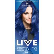 Very light hair can turn slightly blue or green if indigo used solo. Schwarzkopf Live Electric Blue 095 Semi Permanent Hair Dye Boots