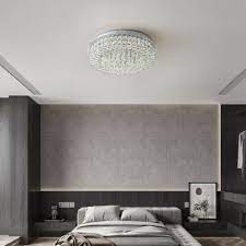Crystal Round Led Ceiling Light Fixture