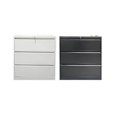 3 drawer metal lateral filing cabinet
