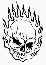 Remember to share cool flaming skull coloring pages with pinterest or other social media, if you awareness with this backgrounds. Flaming Skull Drawing Easy Novocom Top