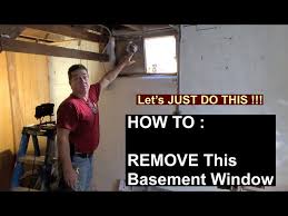 How To Remove A Steel Basement Window